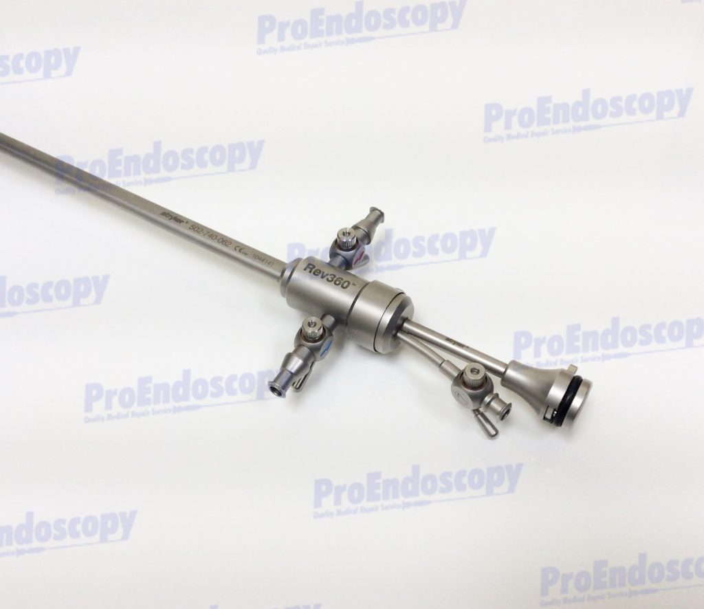 Used STRYKER 502-713-550 3.2 mm Cannula, 1 Fixed Stopcock, J-Lock O/R
